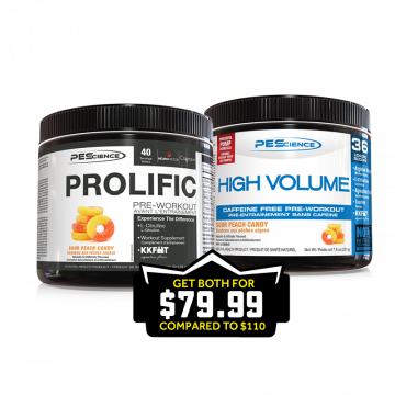 PEScience High Volume + Prolific Pre-Workout Combo