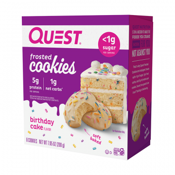 Quest Nutrition Frosted Cookies 8 Cookies/Box