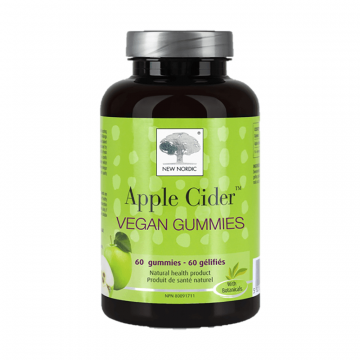 New Nordic Apple Cider Vegan Gummies 60 Count