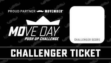 Movember Challenger Ticket