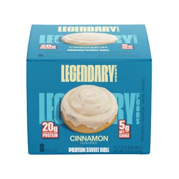 Legendary Foods Protein Sweet Roll 8 Rolls Per Box