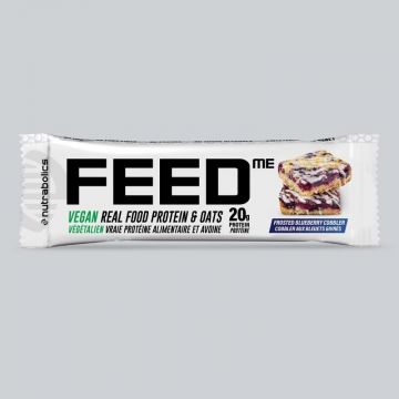 Nutrabolics Feed Vegan Bar 12 Bars Per Box Frosted Blueberry Cobbler (EACH)