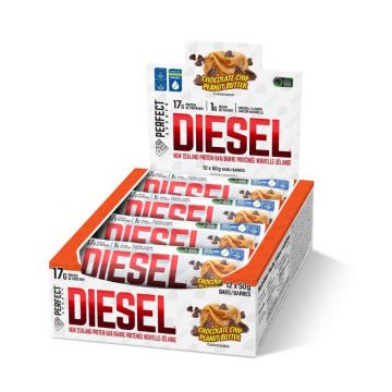 Perfect Sports Diesel New Zealand Protein Bar 12 Bars Per Box