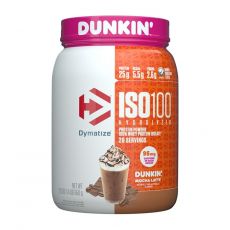 Dymatize Nutrition Iso 100 20 Servings Dunkin' Mocha Latte
