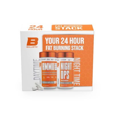 Ballistic Supps Exclusive 24 Hour Fat Burning Kit - Ammo Burn + Night Ops