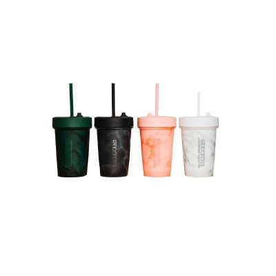 Supplement King Marble Series 400ml Shaker With Straw Lid
