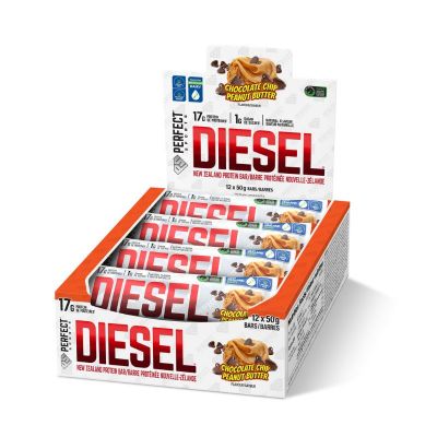 Perfect Sports Diesel New Zealand Protein Bar 12 Bars Per Box