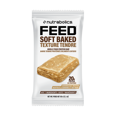 Nutrabolics Feed Soft Baked Wholefood Protein Bar 9 Bars/Box
