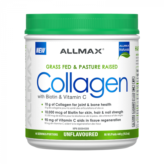 Allmax Naturals Collagen with Biotin & Vitamin C 44 Servings Unflavoured