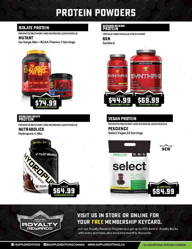 Supplement King Flyers Supplement King