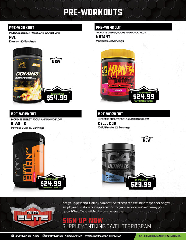 Supplement King Flyers Supplement King