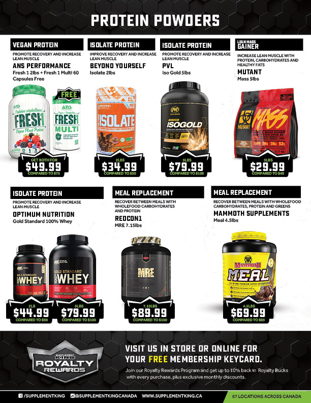 Supplement King Flyers Supplement King