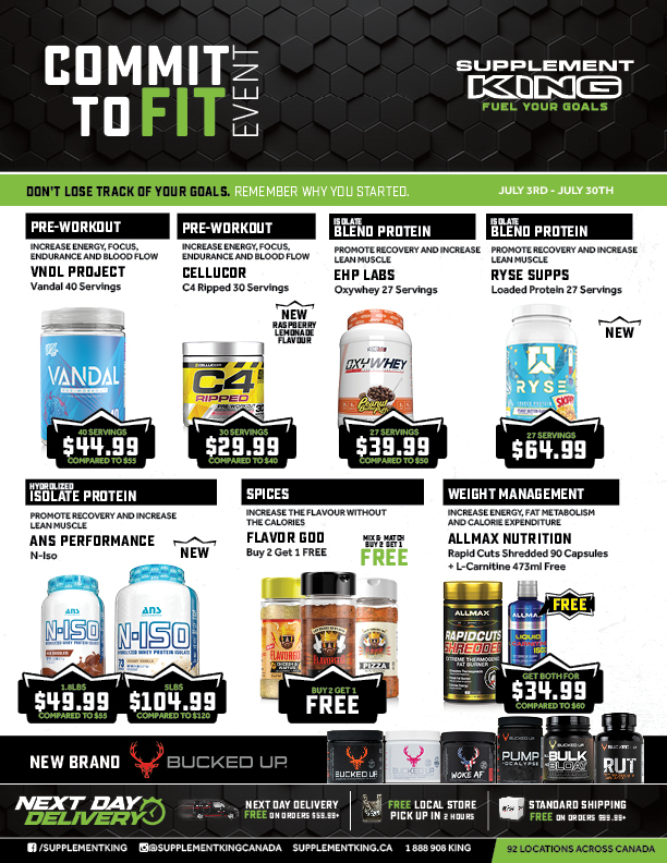 Supplement King Flyers Supplement King