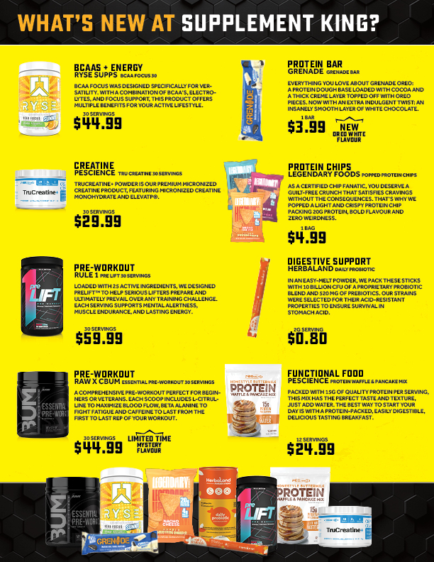 Supplement King Flyers Supplement King