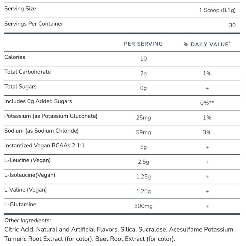 Alani Nu BCAA 30 Servings Supplement King