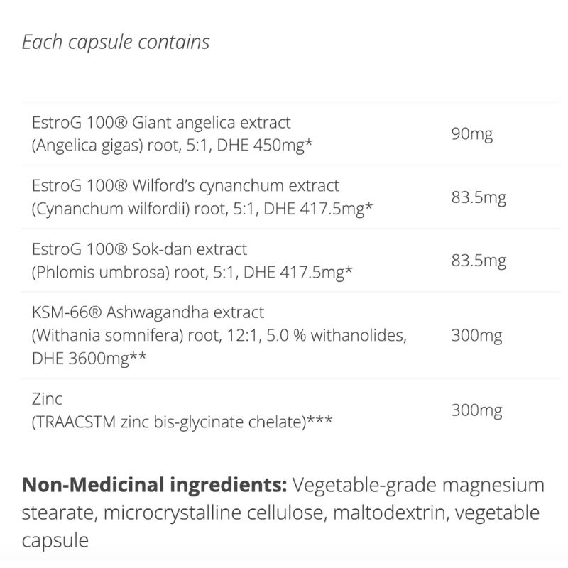 CanPrev Meno Chill 60 Vegetable Capsules Supplement King