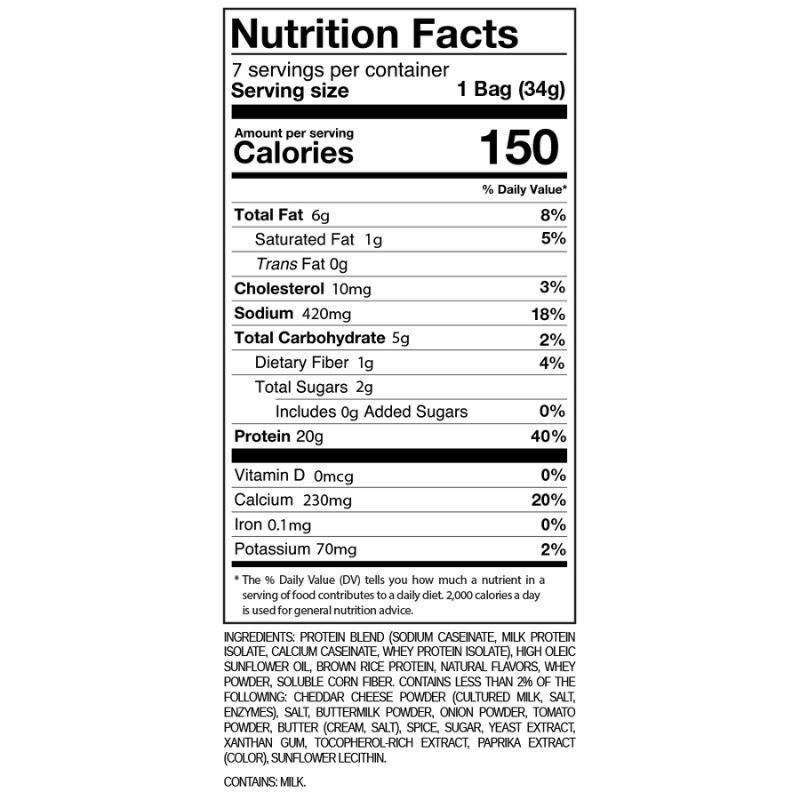 Legendary Foods Popped Protein Chips Supplement King